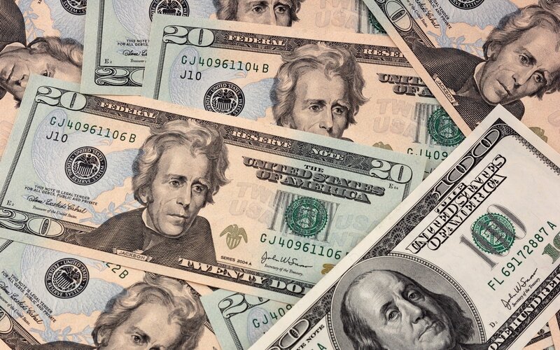 U.S. dollar bills