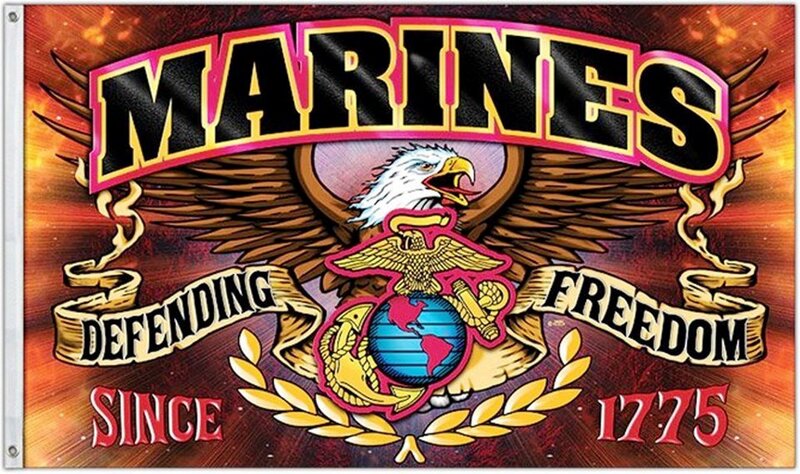 U.S. Marine Corps Flag — Red