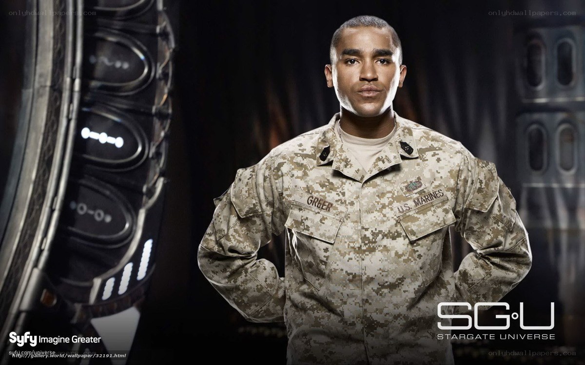 U.S. Marine in Stargate uniform