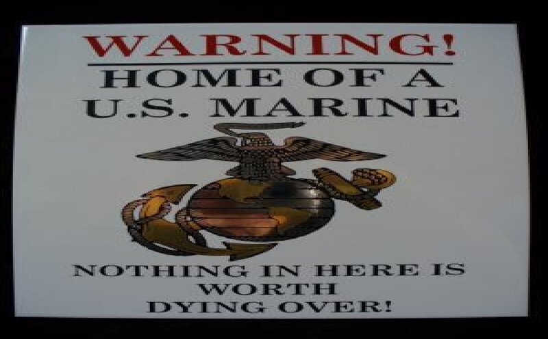 U.S. Marine Sign