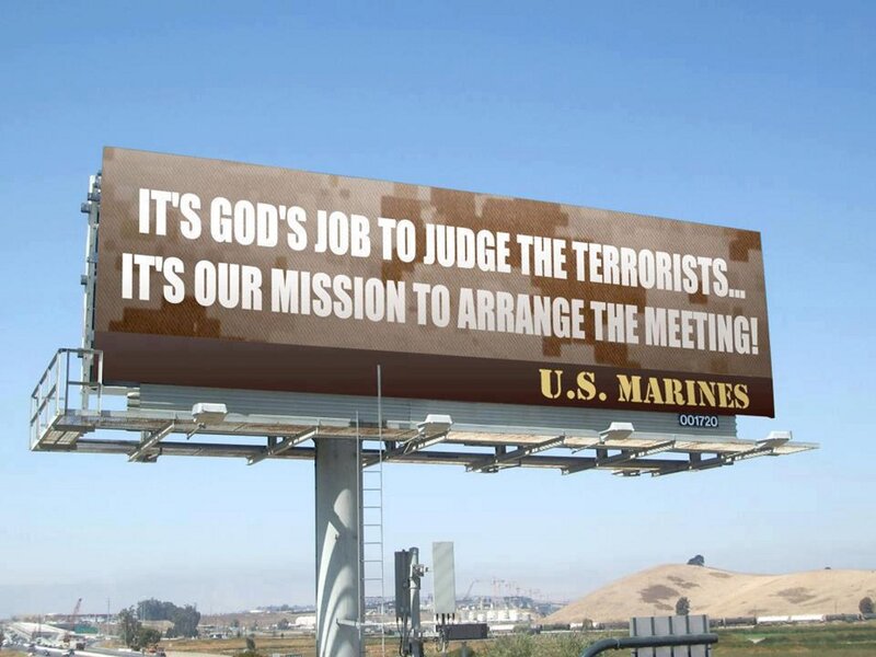 U.S. Marines Billboard