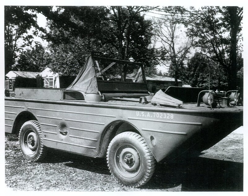 U.S. military amphibious vehicle