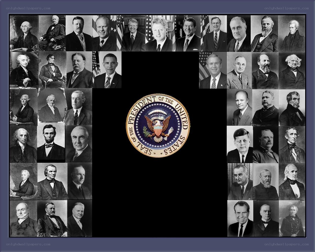 U.S. Presidents Collage