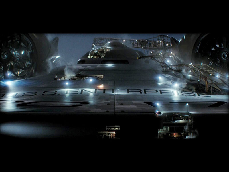 U.S.S. Enterprise Starship — Black