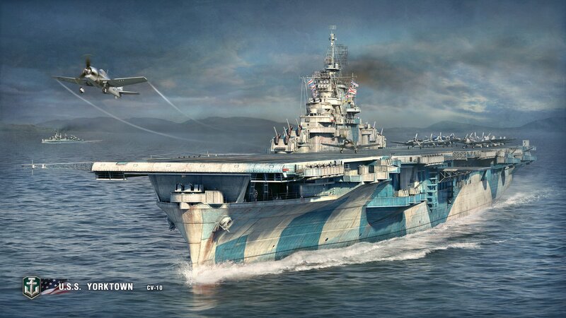 U.S.S. Yorktown Aircraft Carrier