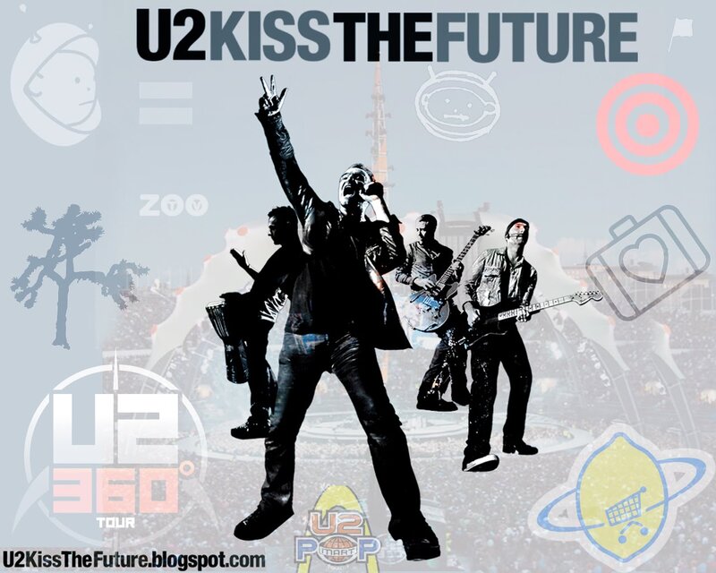 U2 Band Performing