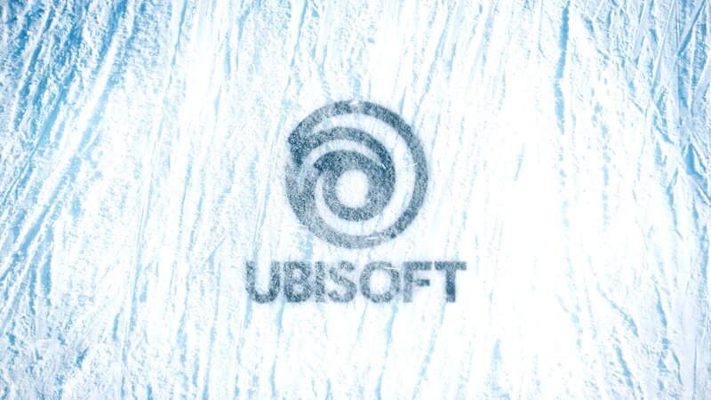 Ubisoft Logo in Snow