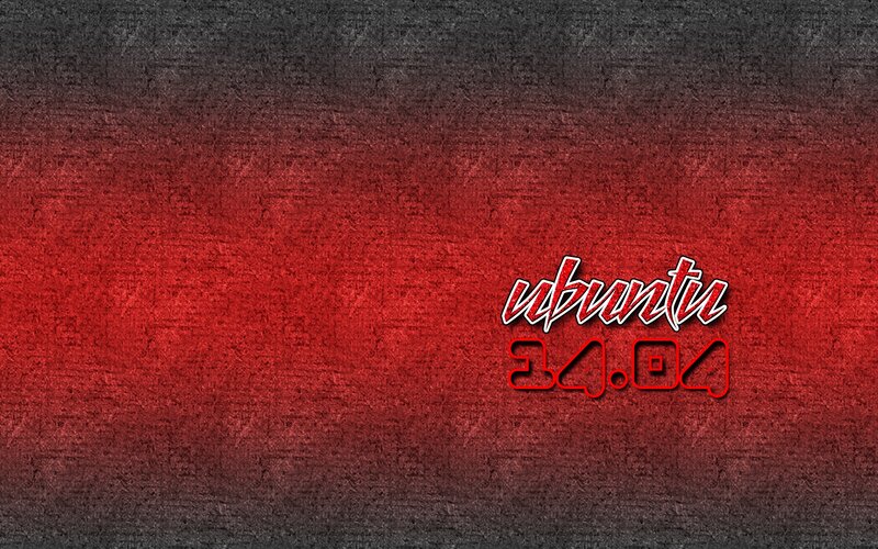 Ubuntu 14.04 Logo — Red, Dramatic