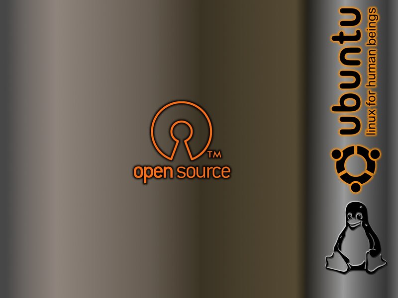 Ubuntu and Open Source Logos