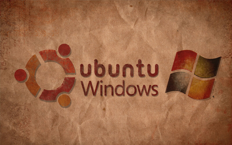 Ubuntu and Windows Logos