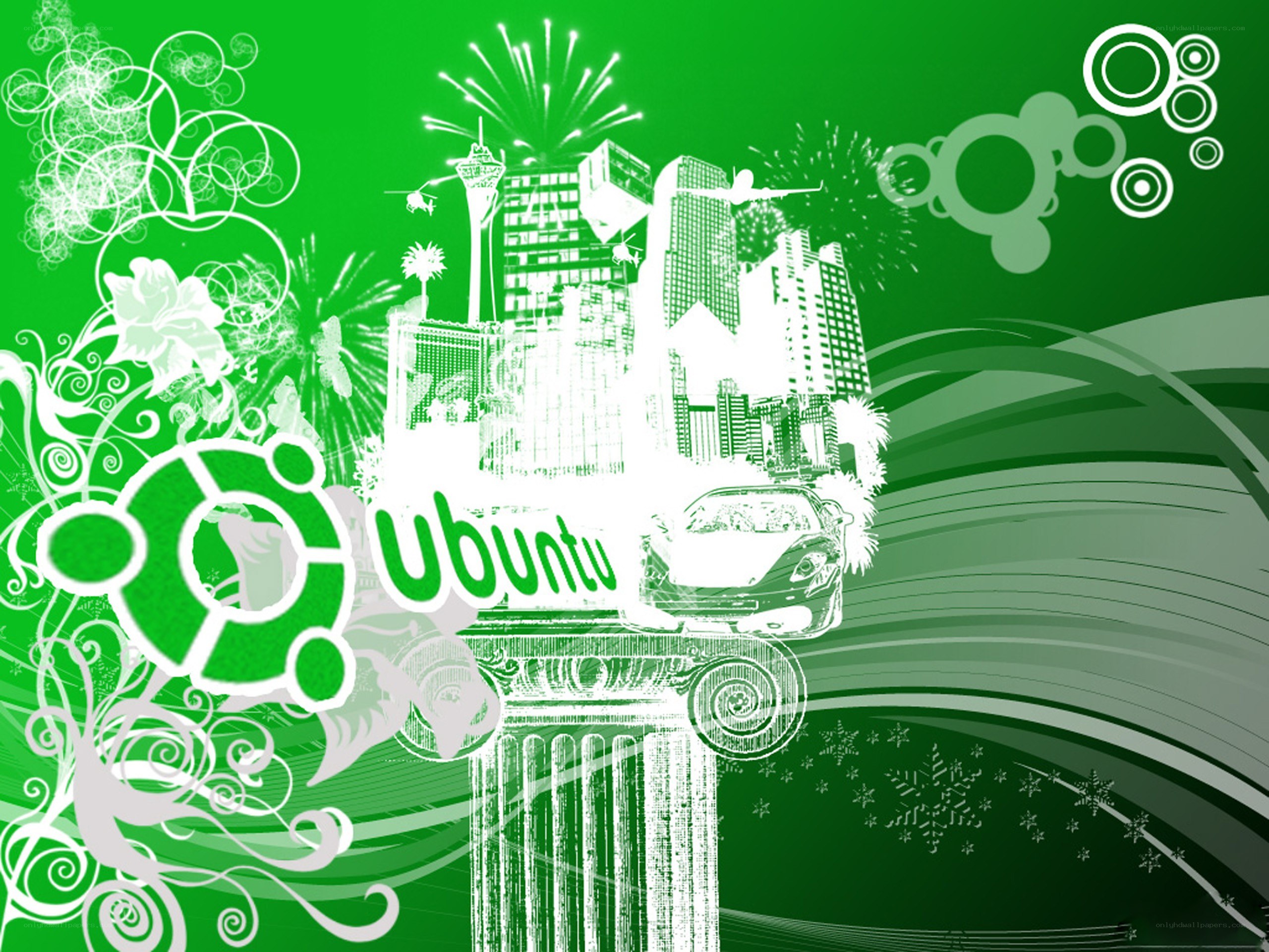 Ubuntu desktop background art