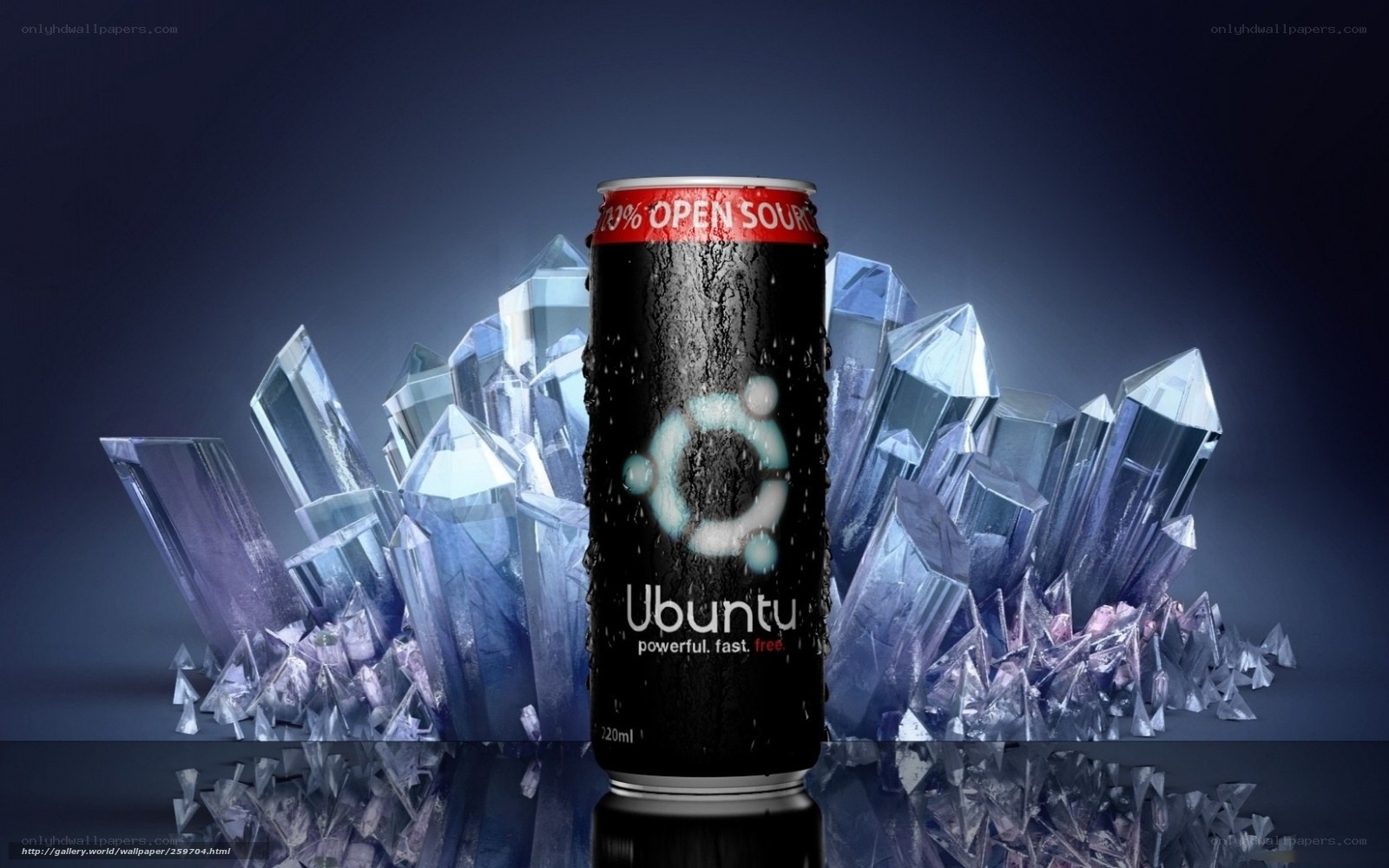 Ubuntu energy drink can