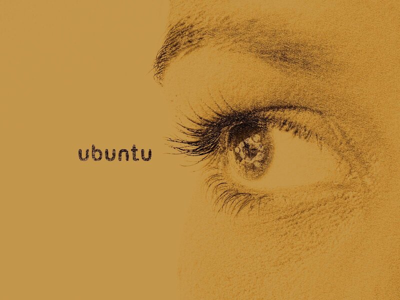 Ubuntu eye illustration