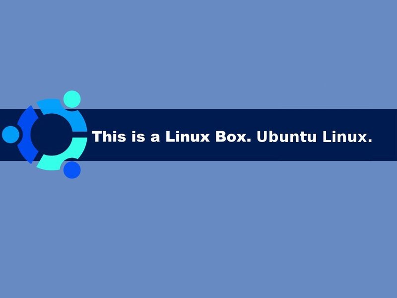 Ubuntu Linux Logo — Blue