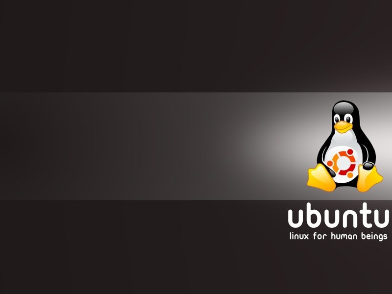 Ubuntu Linux logo on dark background