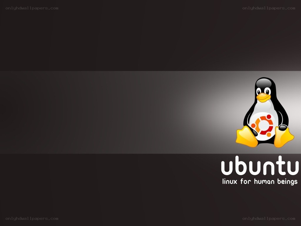 Ubuntu Linux logo on dark background