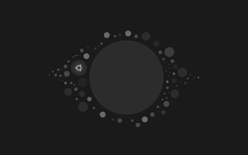 Ubuntu logo abstract design