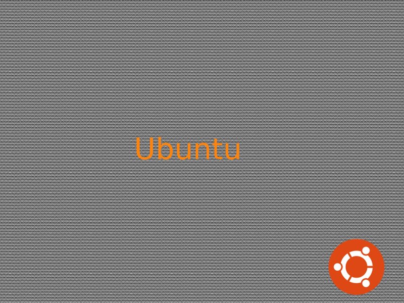 Ubuntu Logo and Text