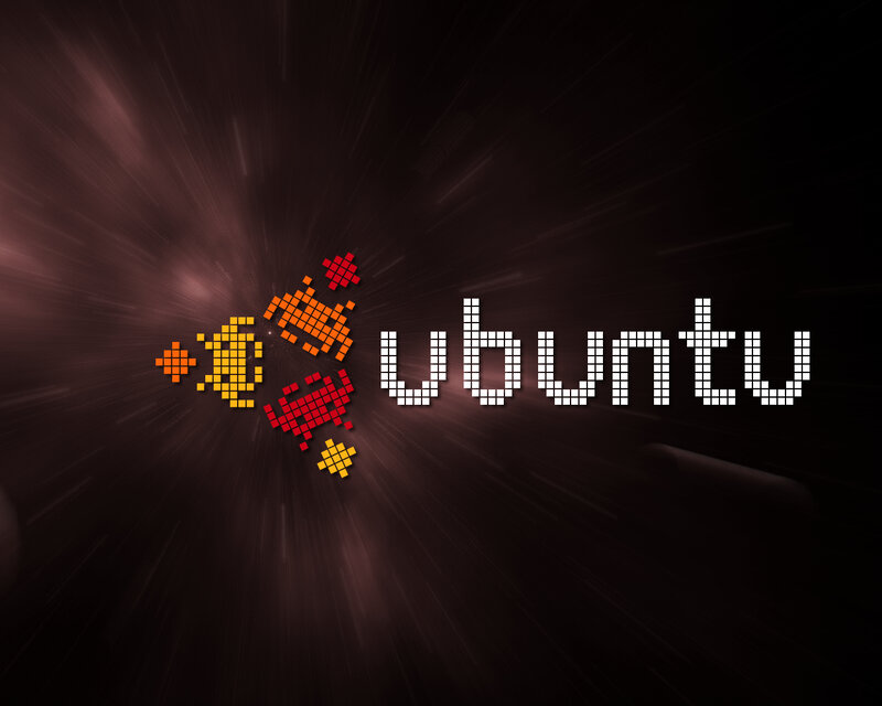 Ubuntu Logo — Black, Dynamic