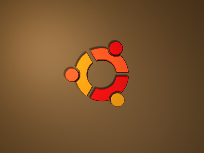 Ubuntu Logo — Brown, Neutral