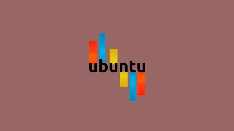 Ubuntu Logo — Brown, Neutral, Vector Art
