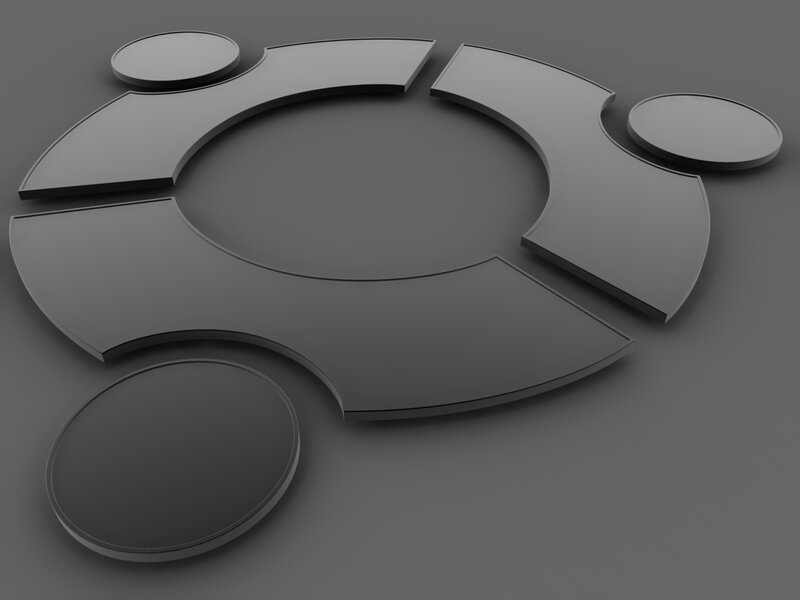 Ubuntu Logo — Gray, Neutral