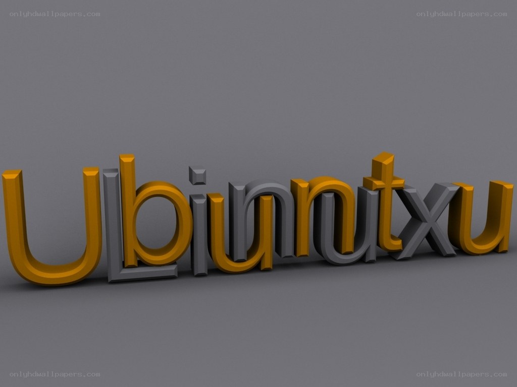 Ubuntu logo in 3D