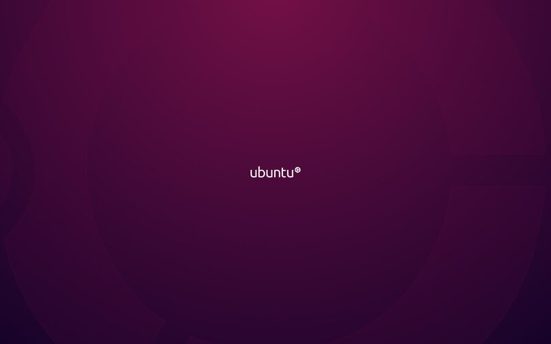 Ubuntu Logo on Background