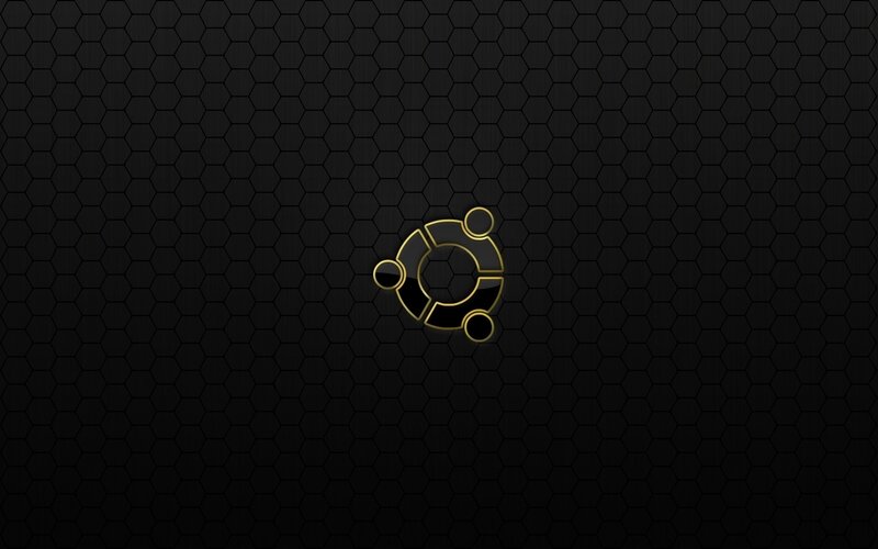 Ubuntu Logo on Black