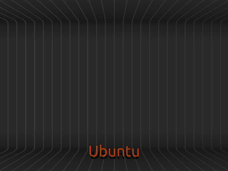 Ubuntu logo on dark background