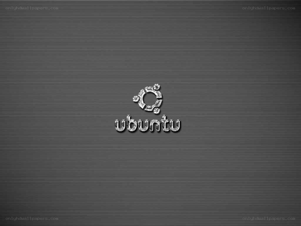 Ubuntu logo on dark background