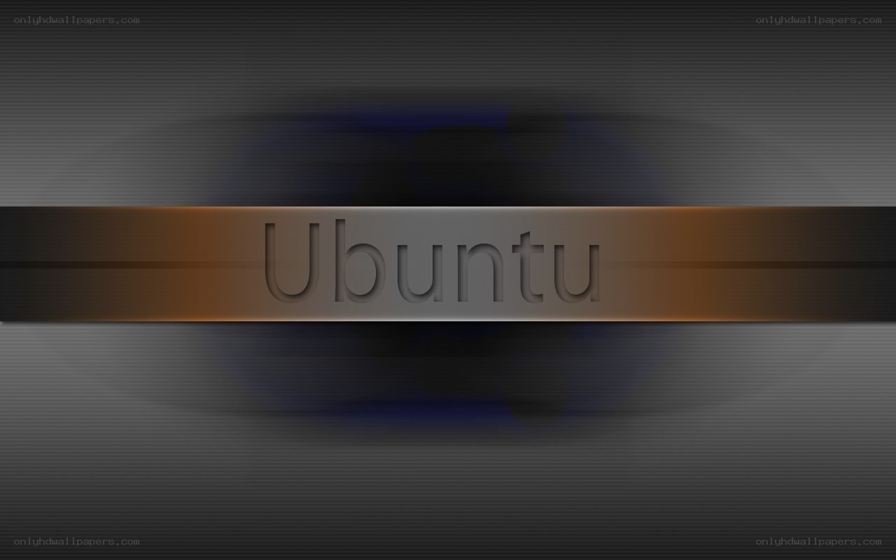Ubuntu logo on dark background