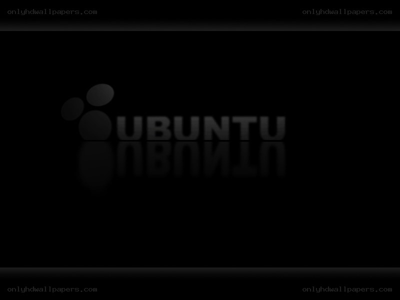 Ubuntu logo on dark background