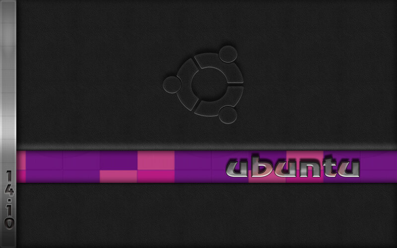 Ubuntu Logo on Dark Background — Black, Minimalist, Digital Art