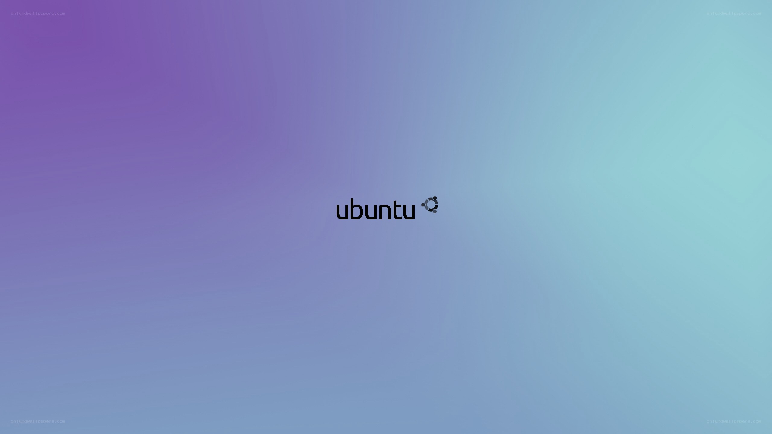 Ubuntu logo on gradient background