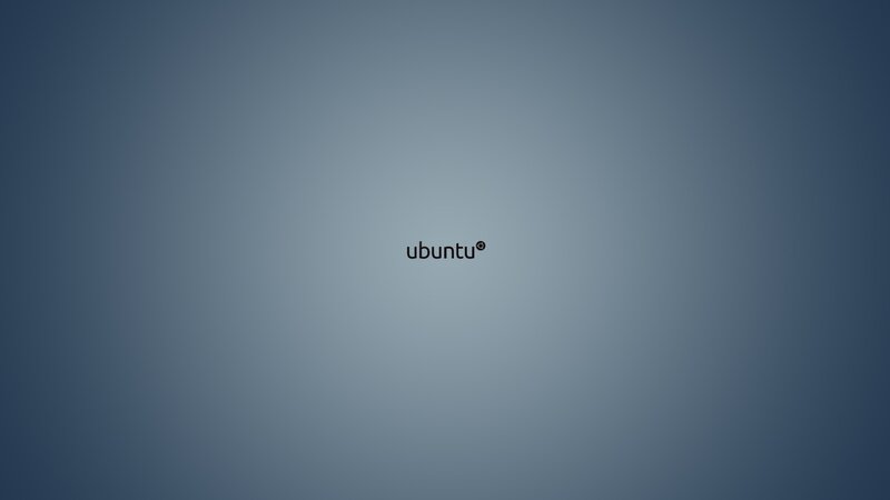 Ubuntu logo on gradient background