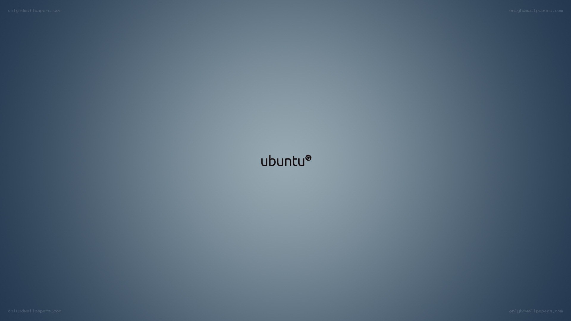 Ubuntu logo on gradient background