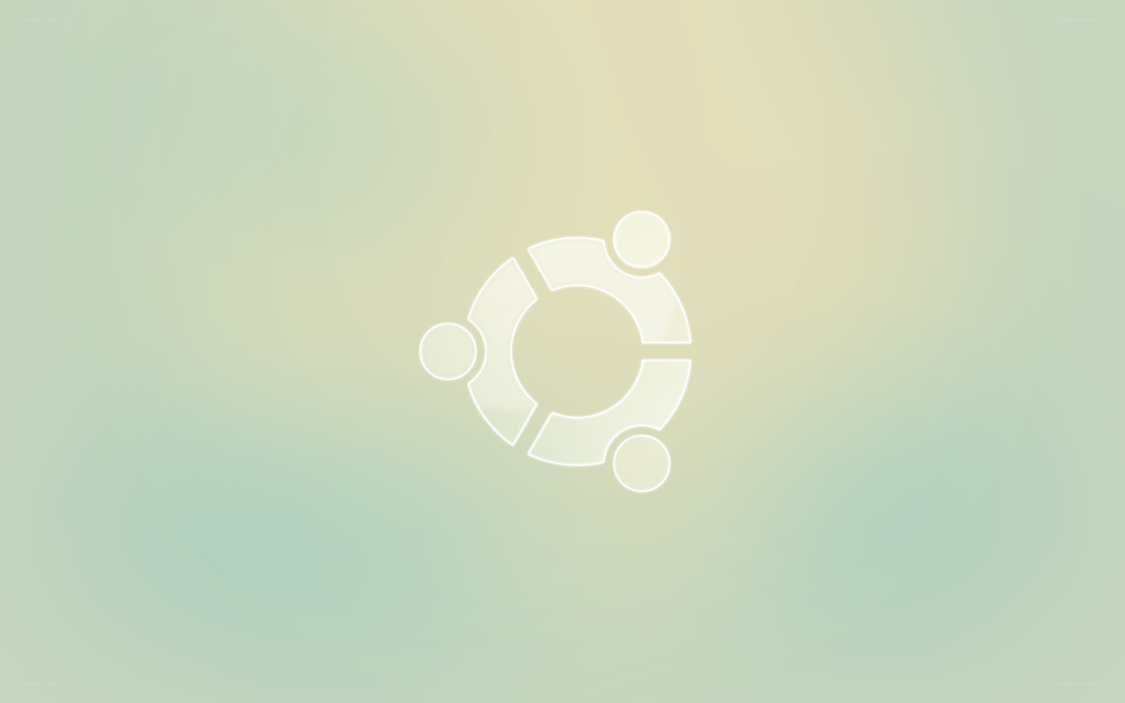 Ubuntu logo on gradient background
