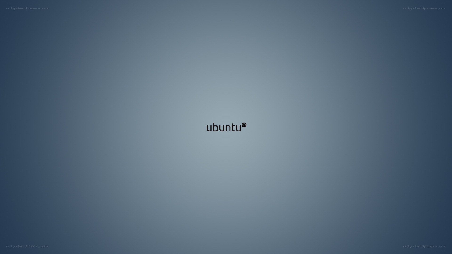 Ubuntu logo on gradient background