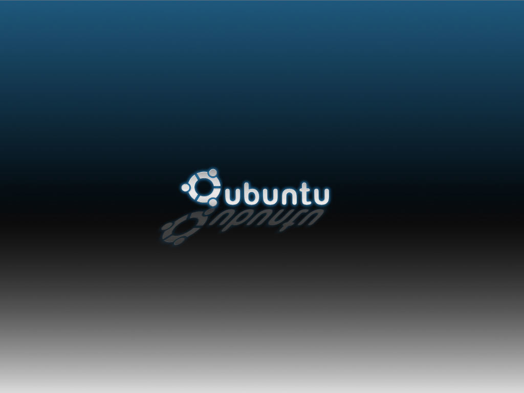 Ubuntu logo on gradient background