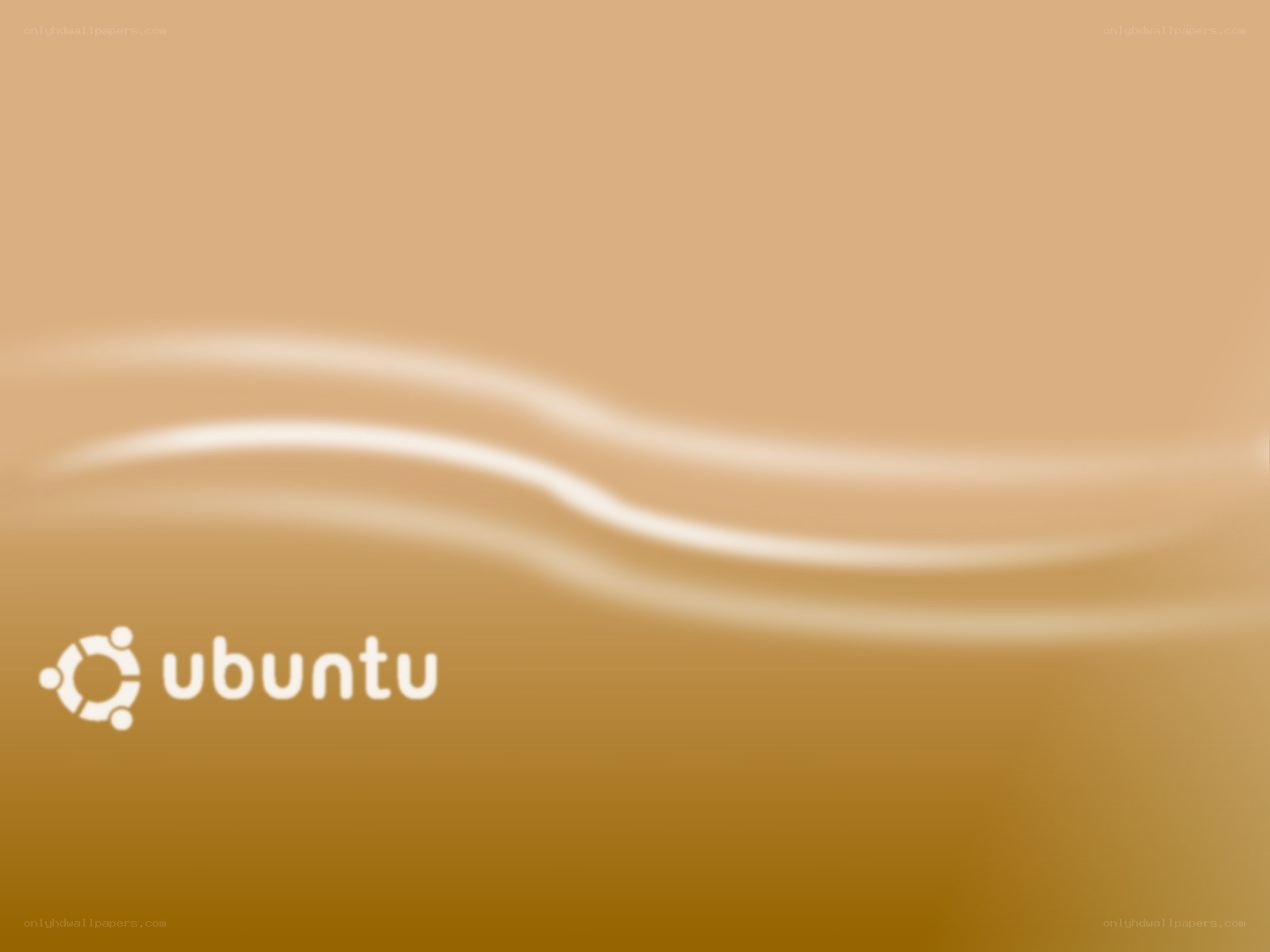 Ubuntu logo on gradient background