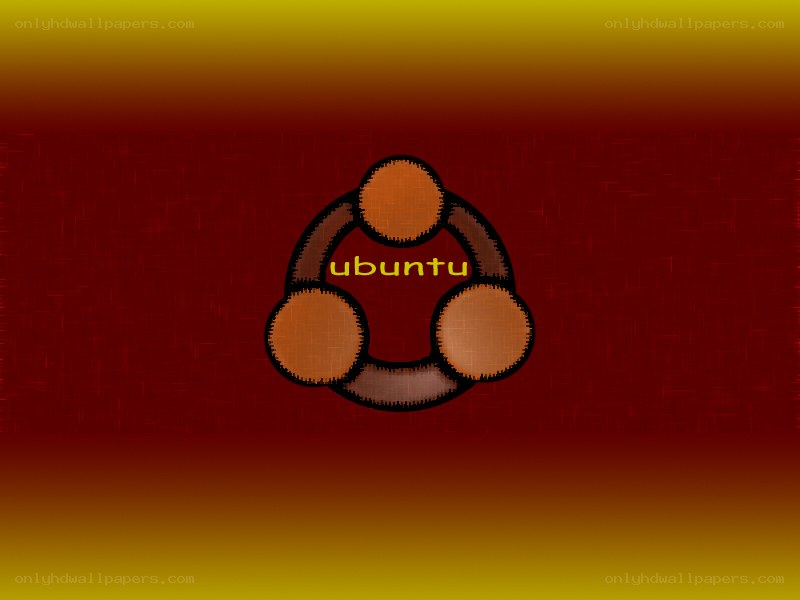Ubuntu logo on gradient background