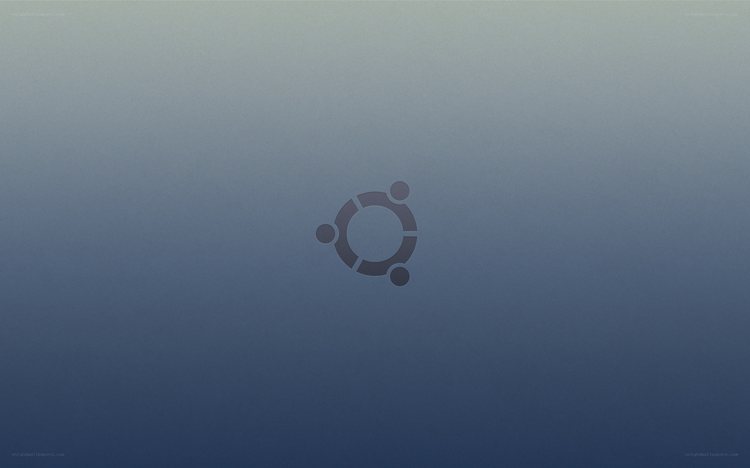 Ubuntu logo on gradient background