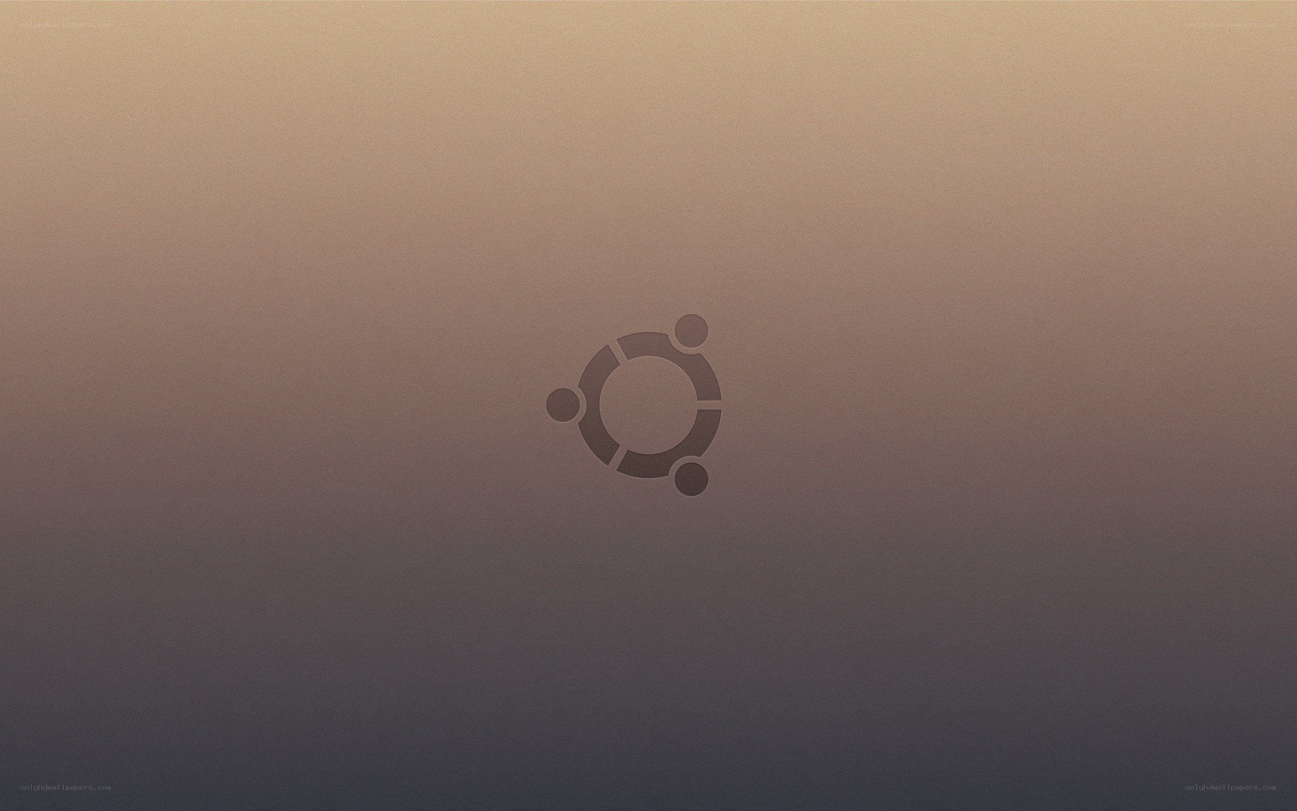 Ubuntu logo on gradient background