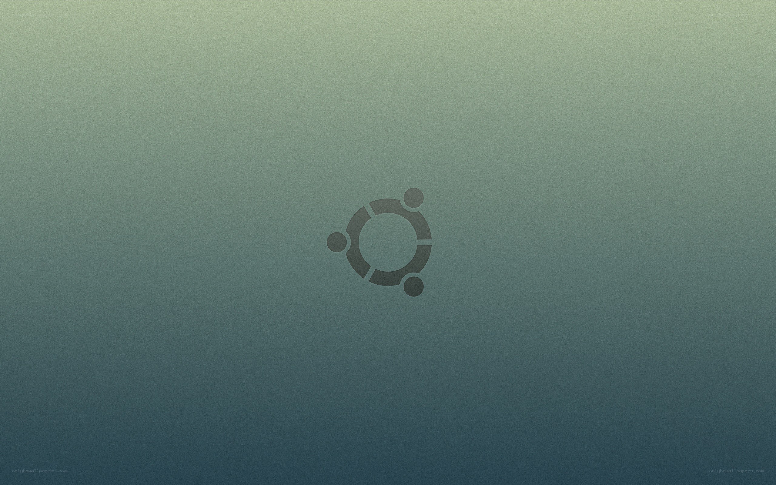Ubuntu logo on gradient background
