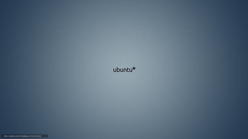 Ubuntu Logo on Gradient — Blue, Neutral