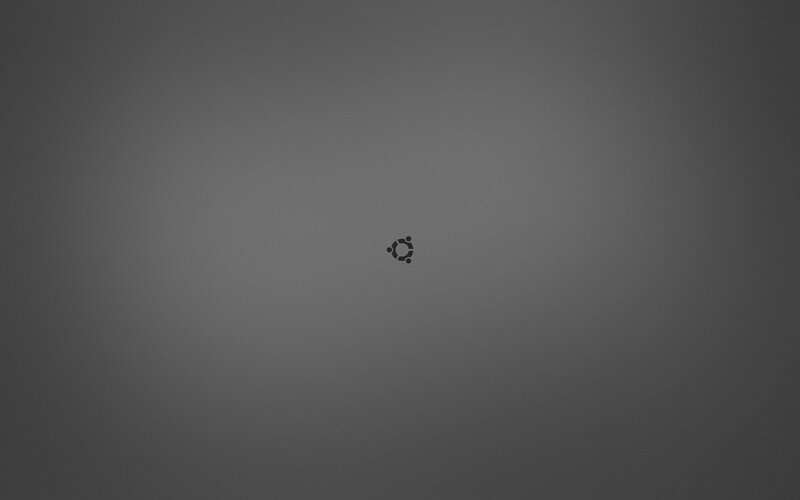 Ubuntu Logo on Gray — Neutral
