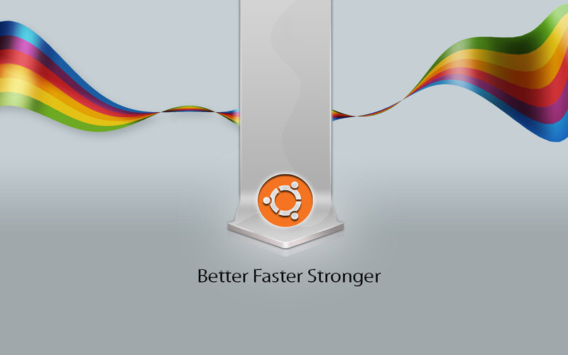 Ubuntu Logo on Pedestal — Gray