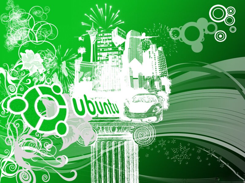 Ubuntu Logo on Pillar