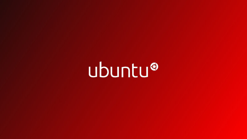 Ubuntu Logo on Red — Neutral